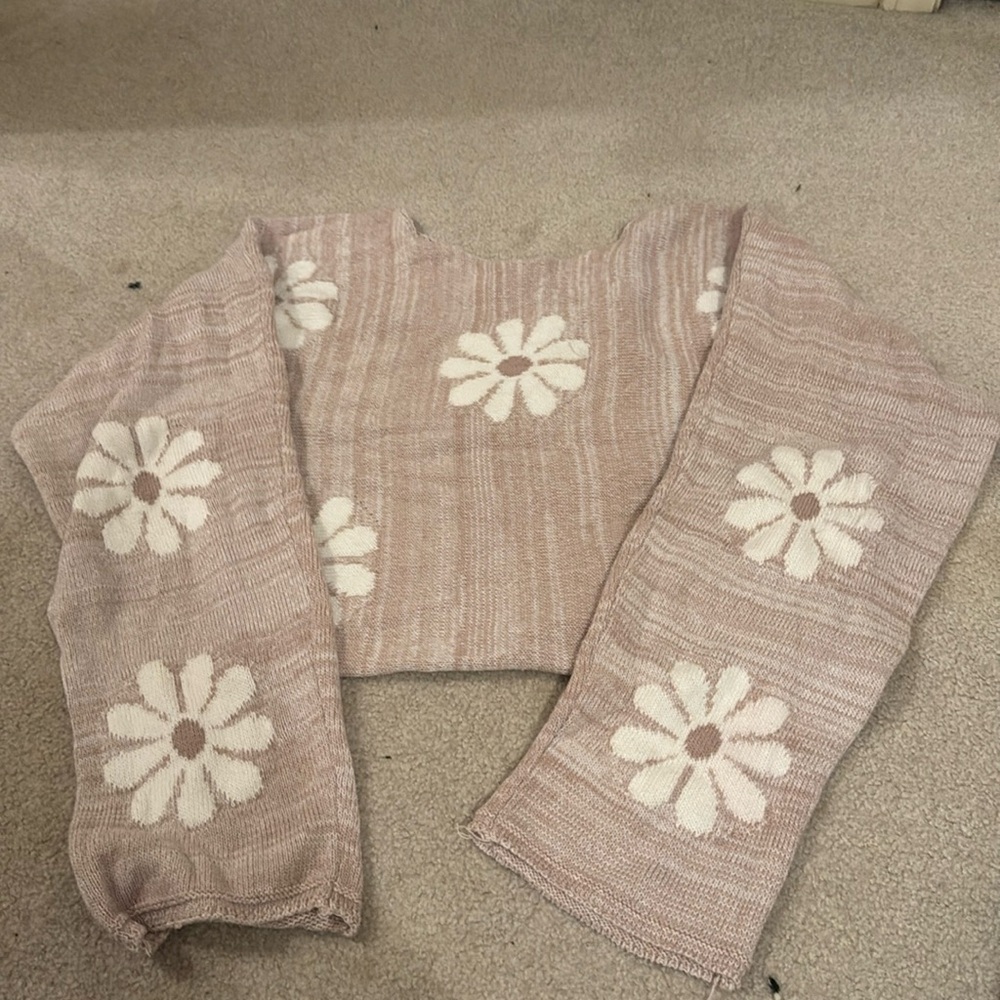 Cropped Spring Sweater